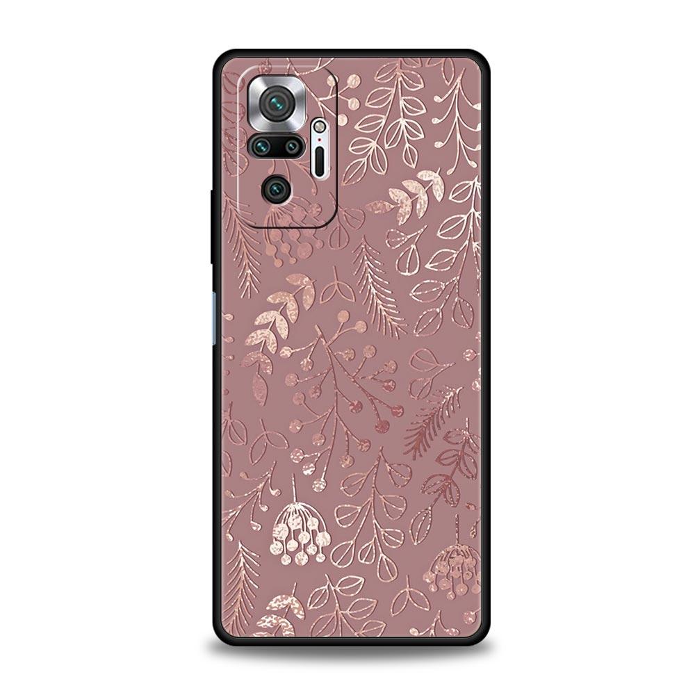 Чехол для телефона для Xiaomi Redmi Note 14 13 12 Pro Plus 5G 9S 9 10 11 4G 14C 13C 12C 10C 9C 9A Мягкий чехол Персонализированный Блестящее Имя