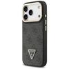 Guess 4G PU Triangle Logo & Stand Camera Magsafe Case for iPhone 17 Pro Black