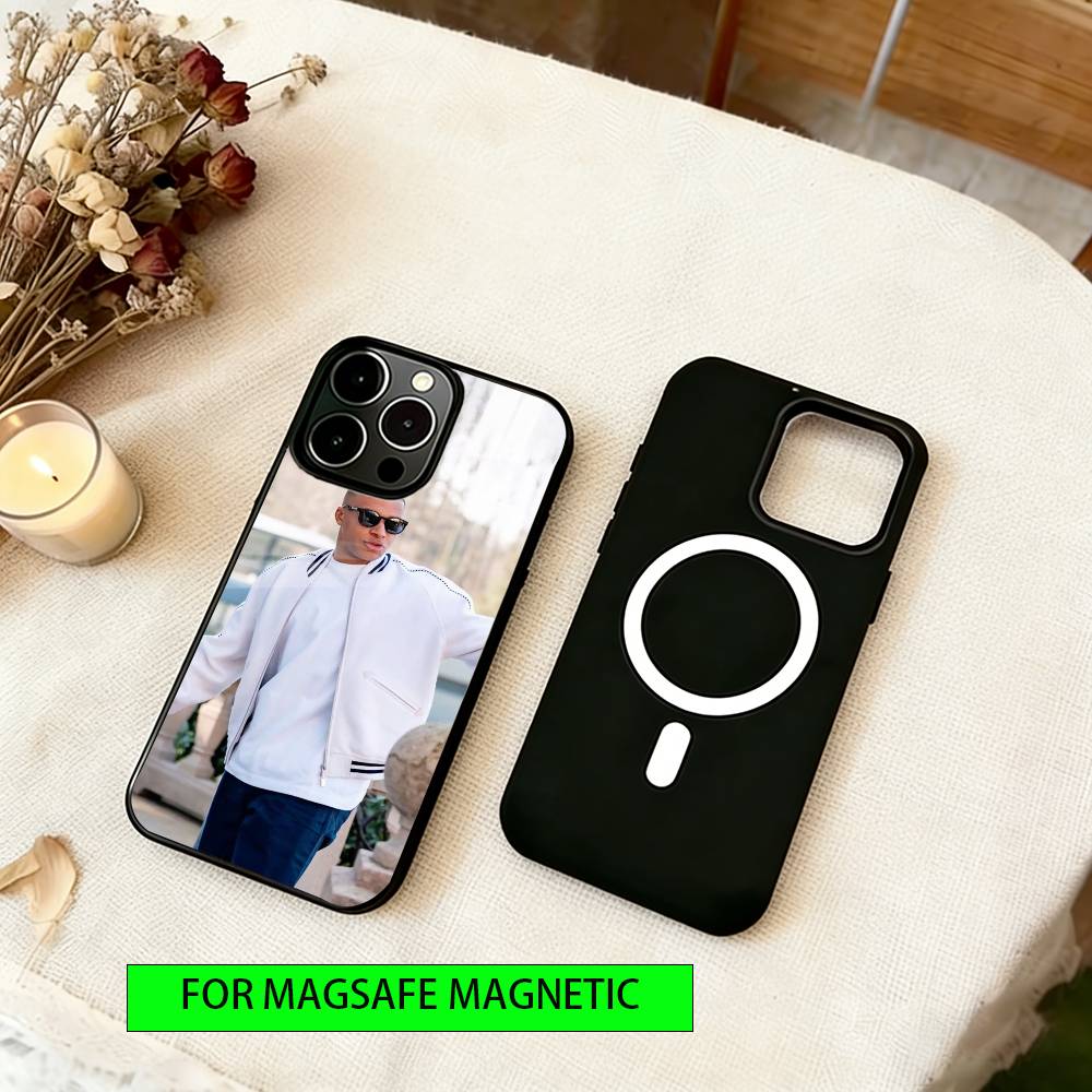 Чехол для телефона Kylian Mbappe для iPhone 17, 16, 15, 14, 13, 12, 11 Plus, Pro, магнитный с MagSafe, беспроводная зарядка