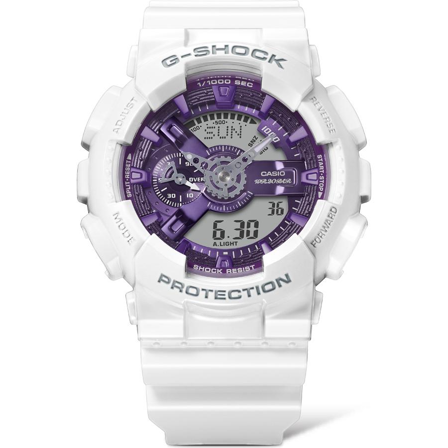 Casio Мужские кварцевые часы GA-110WS-7A из смолы, водонепроницаемые 200 м, ударопрочные, цифровые