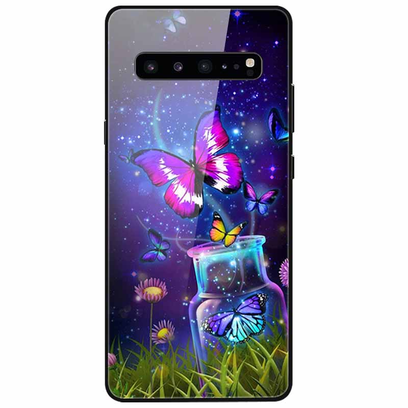Закаленное Стекло Чехол Для Samsung S10 / S 10 Plus / S10e Обложка Роскошные Жесткие Задние Чехлы для Samsung Galaxy S10Plus S 10e Coque Крутой