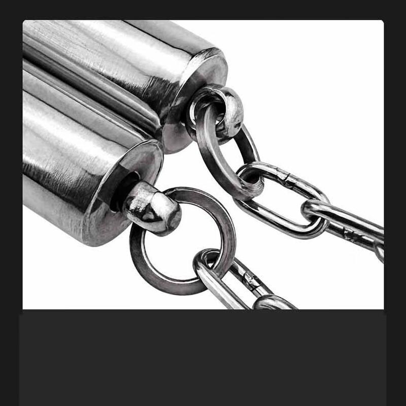 Longchan Full Stainless Steel Training Nunchaku