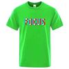 Summer Mens Tshirt High Quality Cotton Blend Loose Focus Print Men Top Casual Loose Oneck Men Short Sleeve Tshirt Male Tees