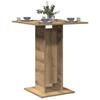VidaXL Bistro Table Artisan Oak 60x60x75 Cm Engineered Wood 856023