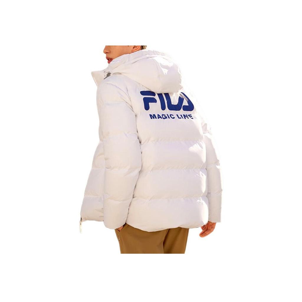 Fila Оригинальная Удобная Мягкая Модная Теплая Повседневная Пуховая Куртка Унисекс Верхняя Одежда Белая F51M449901AWT