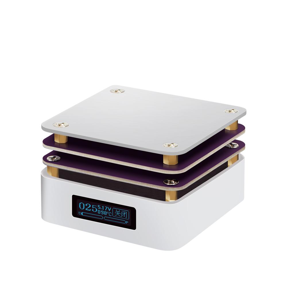 Мини нагревательный стол с постоянной температурой ZFX-G3061 20 В 65 Вт, цифровой дисплей, термостат, платформа для пайки, ремонта, предварительного нагрева