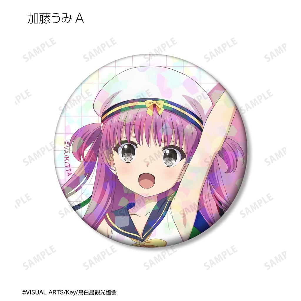 TV Anime "Summer Pockets" Trading Hologram Can Badges Box of 10