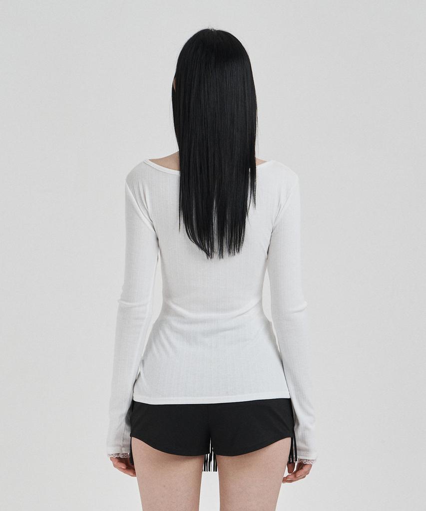 Кардиган Illio White My One с кружевной отделкой