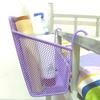 Металлическая сетка, прикроватная подвесная корзина для общежития, проволочная полка для книжного шкафа, двухъярусный органайзер
