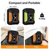 Power Bank Waist Clip on Fan 5000mAh Mini Electric Fans Durable Waist Mounted Fan  Sports