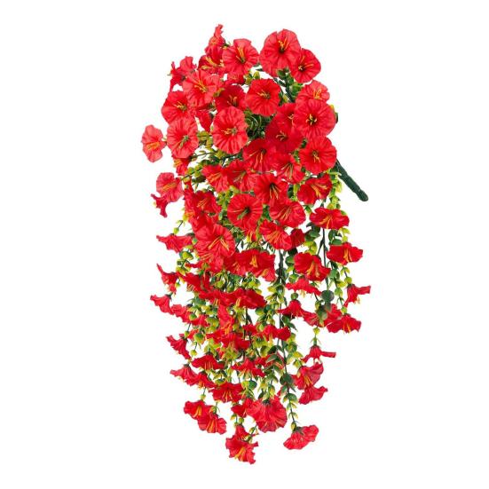 Имитация ипомеи, изысканное мастерство, искусственные цветы, яркий цвет, простота в уходе, праздничный декор для вечеринки