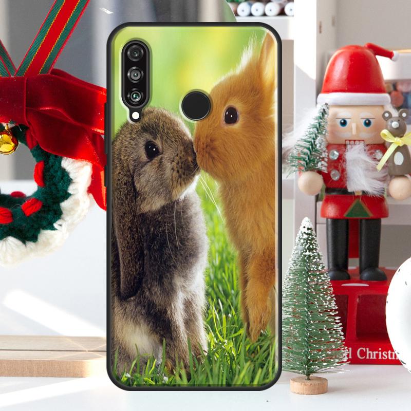 Baby Rabbits Bunny For Huawei Nova 5T 9 10 SE 7i 8i 11i 12i Y73 Y72 Y61 Y91 Y60 Y70 Y90 P20 P40 P30 Lite Case