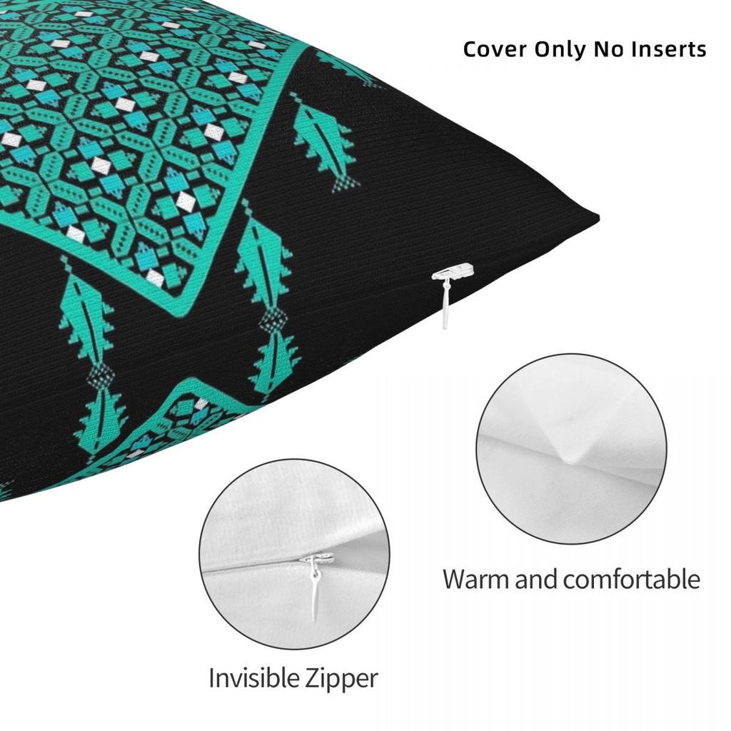 Palestinian Embroidery Tatreez Cross Design Pillow Cover Cushion Cover Pillow Case Funny Pillowcases For Sofa Home Decorative