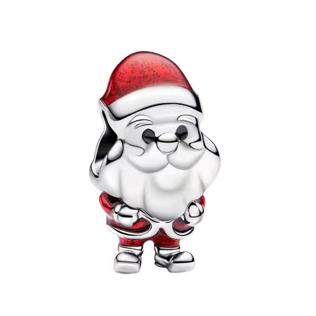 Новый медный рождественский подарок яблочные носки кулон безделушка бусина подходит для оригинальных браслетов с подвесками ювелирные изделия новинка