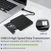 USB3.0 TypeC Ультратонкий внешний DVD RW CD Writer Drive Burner Reader Player Оптические приводы для ноутбука Аксессуар