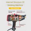 220V 3000W Household Handheld Welding Equipment Portable Large Capacitance Welding Machine Small Silent Radiator Metal Welding  Device