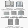 7 Pieces Set Travel Bag Organizer Clothes Storage Suitcase Kit Underwear Socks Shoes Storge Bag Luggage Sets Travel Accessories