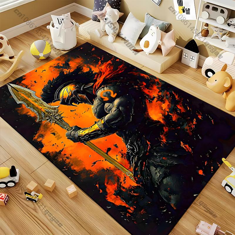 15 Size Warrior Large Carpet Living Room Home Decor Sofa Table Rug Anti Slip Chair Lounge Floor Mat Carpet for Bedroom
