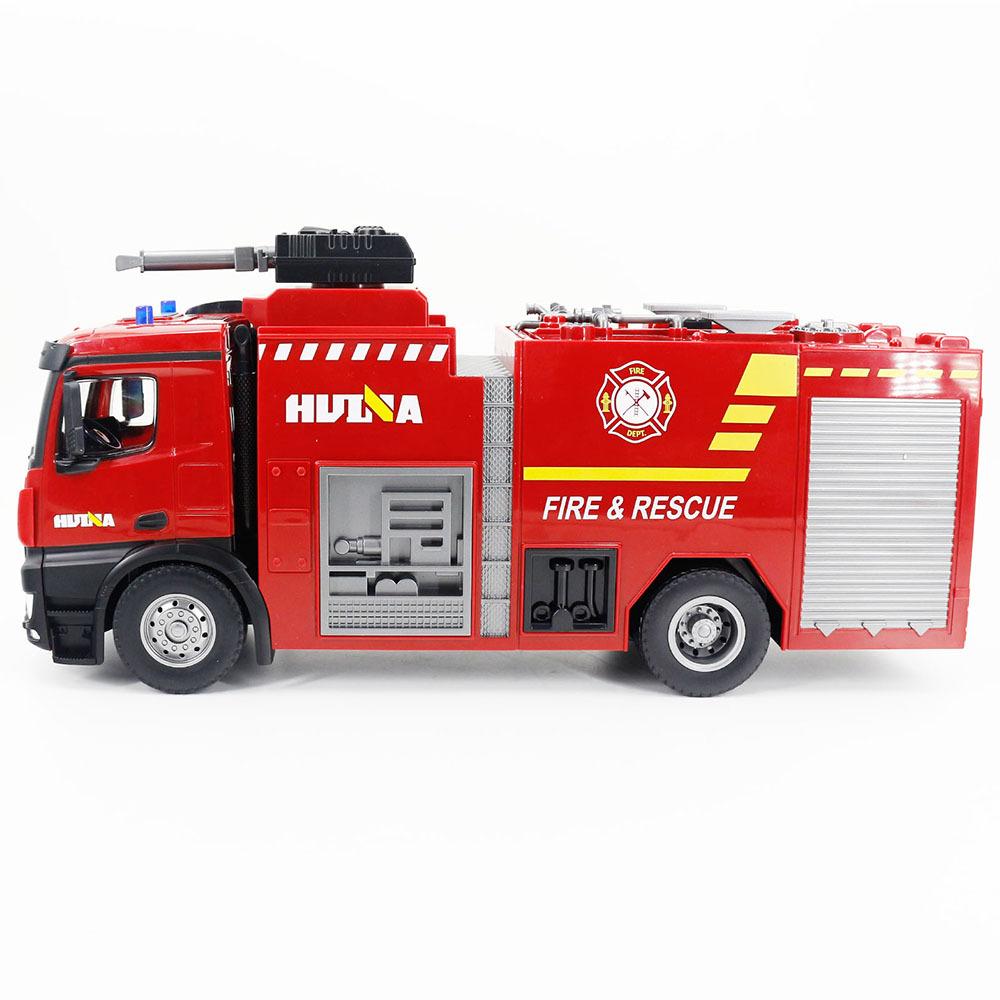 Huina 1562 1/14 RC Box Водораспыляемая пожарная машина с дистанционным управлением Модель автомобиля с 22 каналами дистанционного управления Инженерная машина Детские игрушки