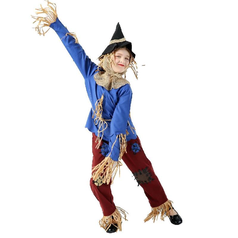 Хэллоуин Костюм Детский Косплей Волшебник Страны Оз Укротитель Львов Плюшевый Бархатный Для Детей