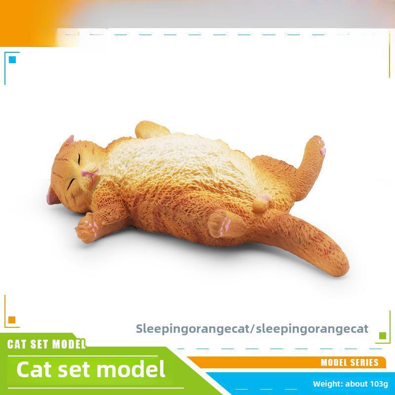 Детский набор игрушек «Черно-белый котенок» — китайские сельские украшения в виде кошечки