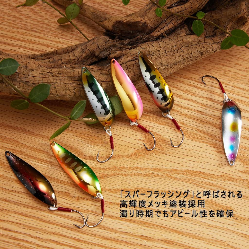 REEF DREAM Ложки Форель Толщина 5 г 9 г 14 г Горный поток Приманка Форель Ложки Лосось Лосось Голец Ямаме Основной поток Покрытый групер Барракуда Соль