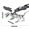 672PCS Phantom Series Skeleton Wizard's Flying Dragon Building Blocks Boy Dragon Сборка игрушки для детей Подарок
