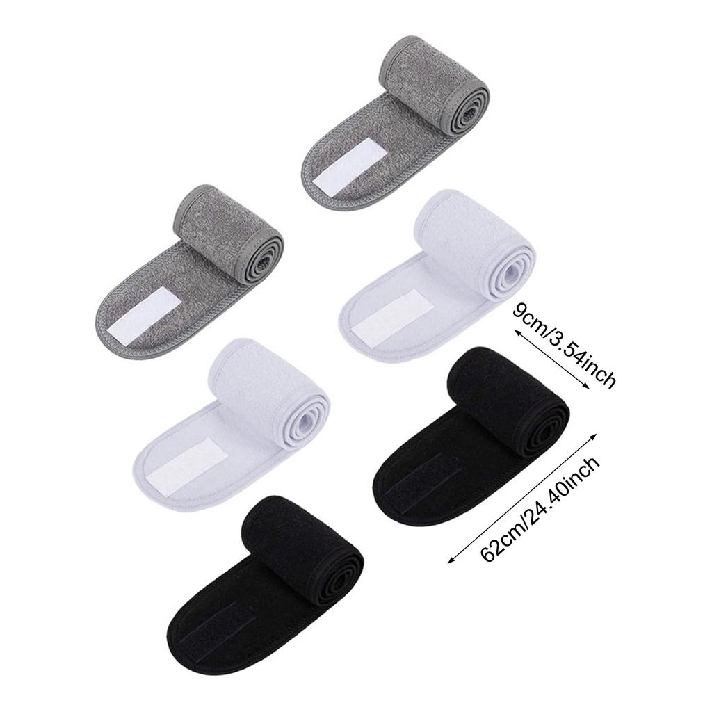 Stretchable Washable Makeup Headband Non-slip Elastic Terrycloth Headband Suitable for Makeup Shower Yoga
