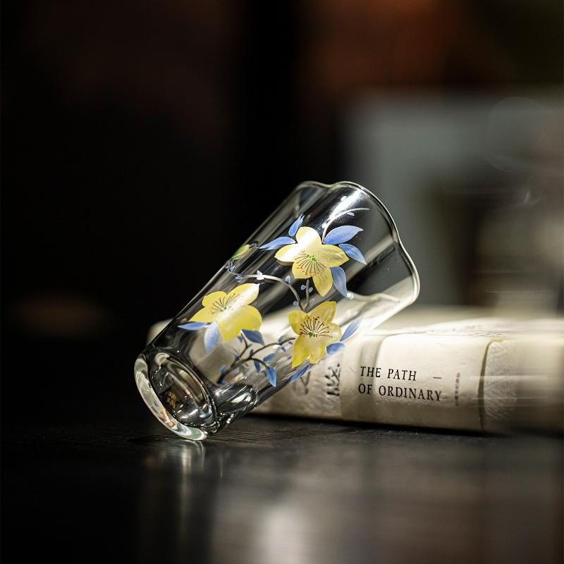 175 мл Японская стеклянная маленькая чайная чашка Термостойкий чайный разделитель Чахай Бытовая чаша справедливости Справедливая чашка Посуда для напитков Чайная посуда Чайная чашка