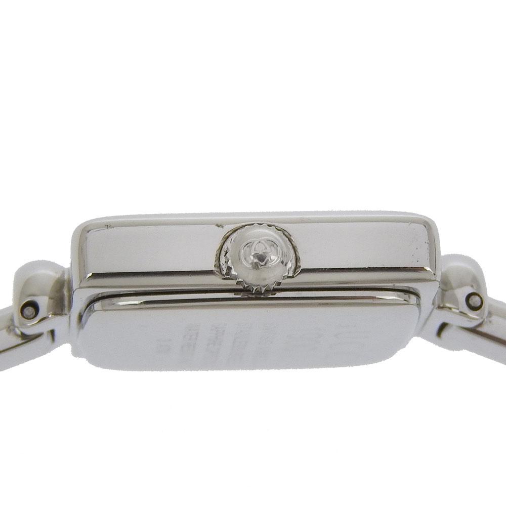 Gucci Часы 1900L черный циферблат нержавеющая сталь кварцевые аналоговый дисплей женские б/у