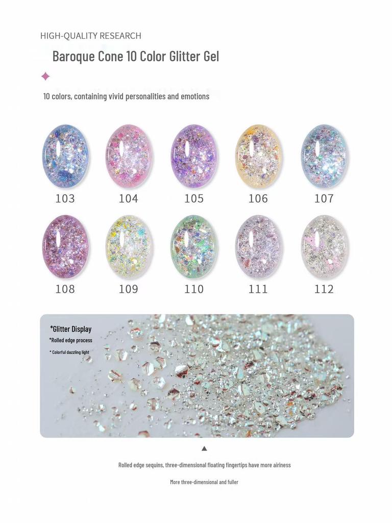 Seekaa Sika Секретный Сад Кошачий Глаз Аврора Магнитные Блестки для Маникюра