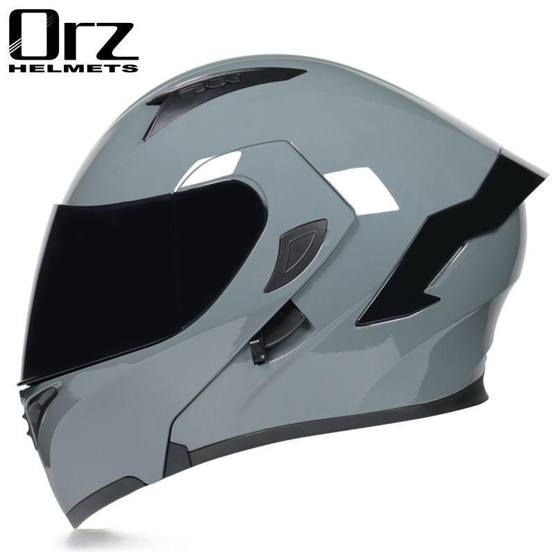Motorcycle Helmets Men's and Women's Unveiling Helmets Full Helmets Tail Rider Bluetooth Locomotive Men's and Women's Winter Personality Electric