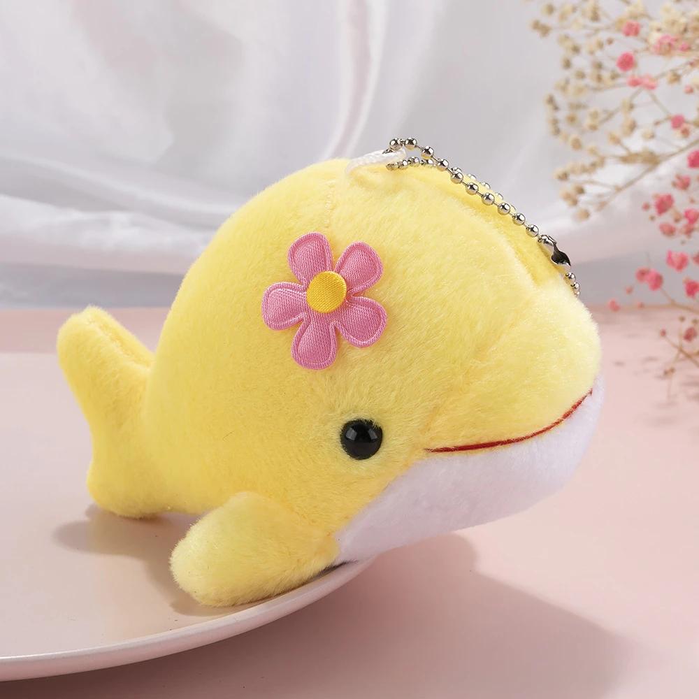 Super Soft Lovely Dinosaur Plush Doll Cartoon Stuffed Animal Keychain Plush Toy for Kids Baby Hug Doll Sleep Pillow Home Decor
