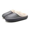 Fashion Winter Slippers Home Man Non-slip Men's Eva Slipper Fashion Warm Plush Lightweight Casual Couple's Cotton Shoe Explosive Style