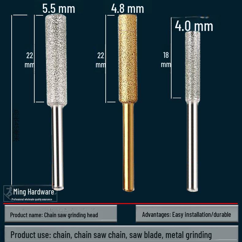 Электрическая точилка для цепных пил и круглый напильник, наждачный, эргономичный дизайн