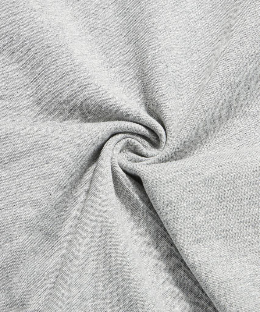 Beulonseun Хлопковая футболка-henley с коротким рукавом, 10,6 унций, серая