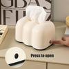 Cotton Candy Tissue Box Holder Paper Dispenser Luxury Home Living Room Tissue Organizer Decorative Napkin Box Bubble Design