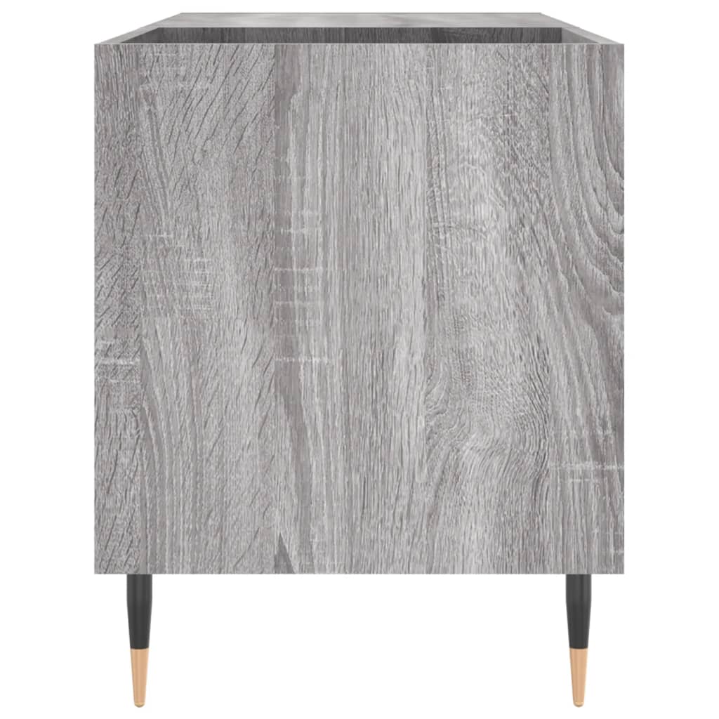 Record Cabinet Grey Sonoma 85 x 38 x 48 cm Engineered Wood