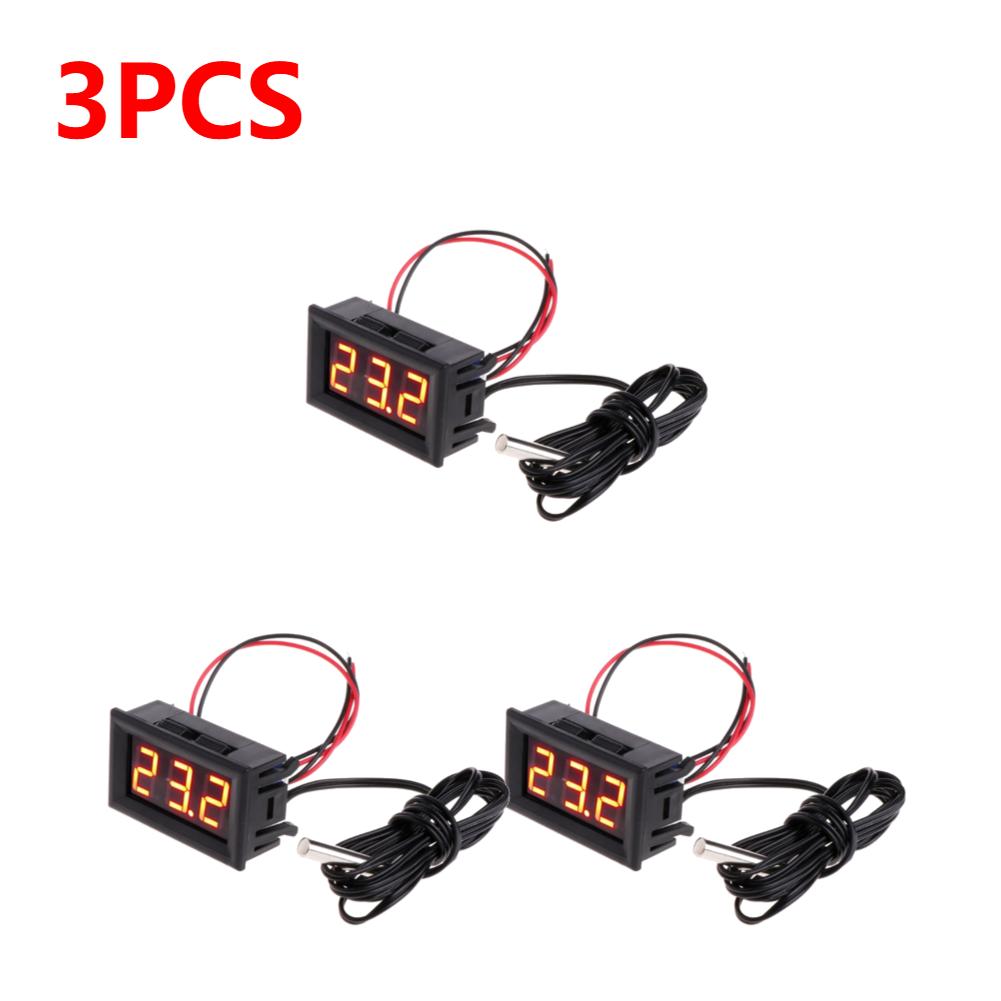 0,56-дюймовый светодиодный цифровой датчик температуры, измерительный детектор, датчик постоянного тока 5-12 В, термометр, температурный прибор