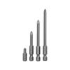 Set of 10 Pozidriv Bits Pz 2x25mm 1/4 Steel Bpz225 Mota