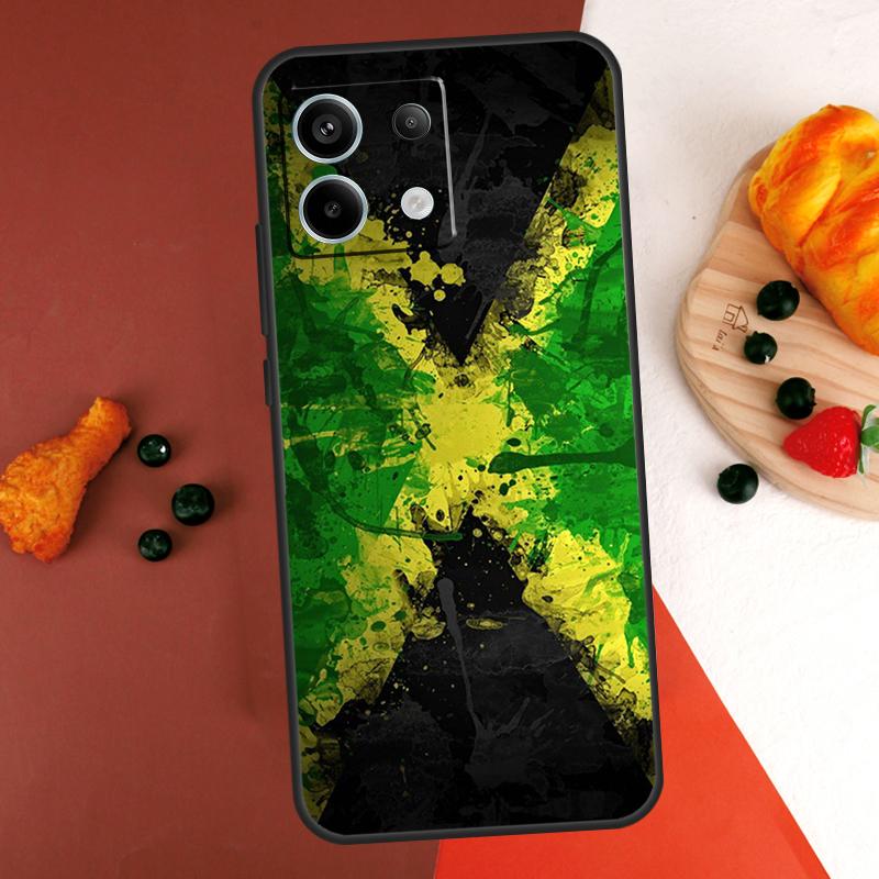 Чехол Флаг Ямайки для Xiaomi Redmi Note 14 13 Pro 9 10 11 12 Pro 10S 11S 12S Redmi 14C 13C 10C 12C Coque