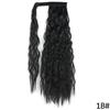 MERISIHAIR Women Long Straight Wrap Around Ponytail Synthetic Fiber Long Straight Wavy Hair Extensions Daily Wear