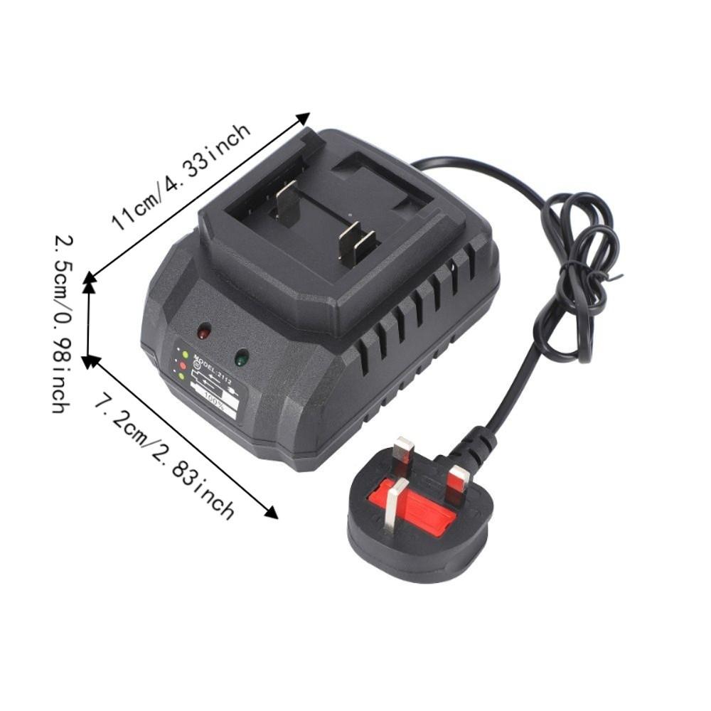 Ventilated Housing Battery Charger Dock 21V Power Tool Charger for Power Tools