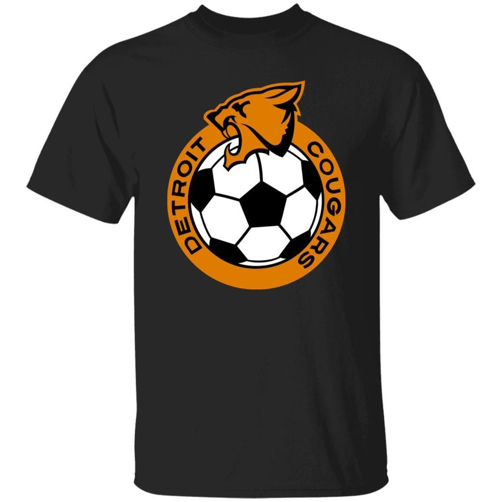 Detroit Cougars T-shirt Classic NASL Soccer