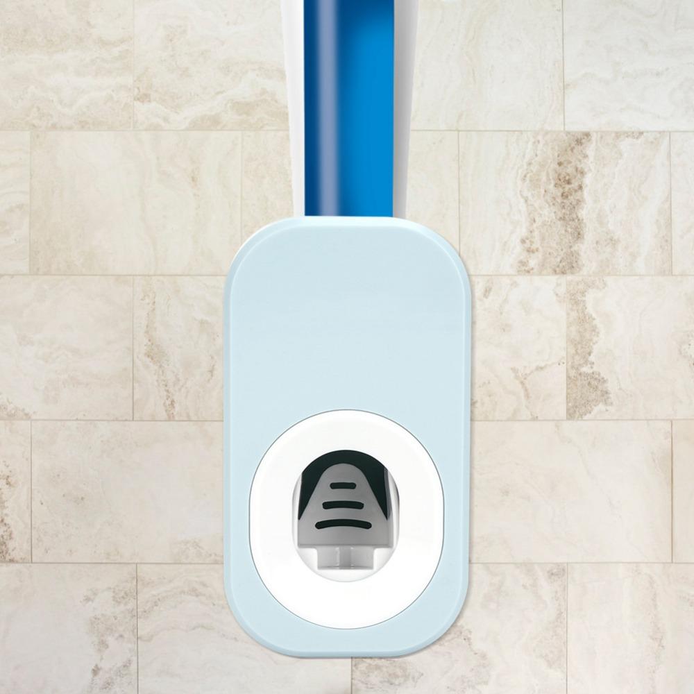 Punch-Free Toothpaste Dispenser Wall Mounted Wall Mounted Tool Toothpaste Squeezer Daily Use