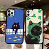 Милый комический кот PC+TPU Защитный чехол для телефона Для IPhone 17 16 Pro Max 15 Plus 14 13 12 11 Чехол