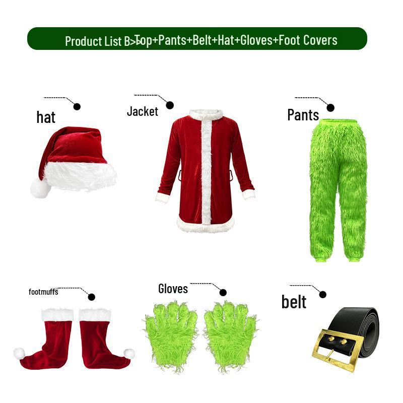 Женское рождественское платье Санта-Клауса для косплея размера M-6XL