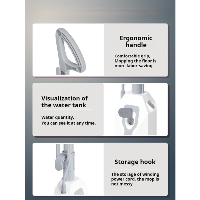 Паровая швабра, Набор для паровой очистки, Паровая швабра Push-pull