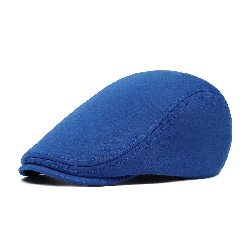 Cap Hat Men's Autumn and Winter Woolen Light Board Beret Warm Forward Hat British Soft Top Newsboy Hat