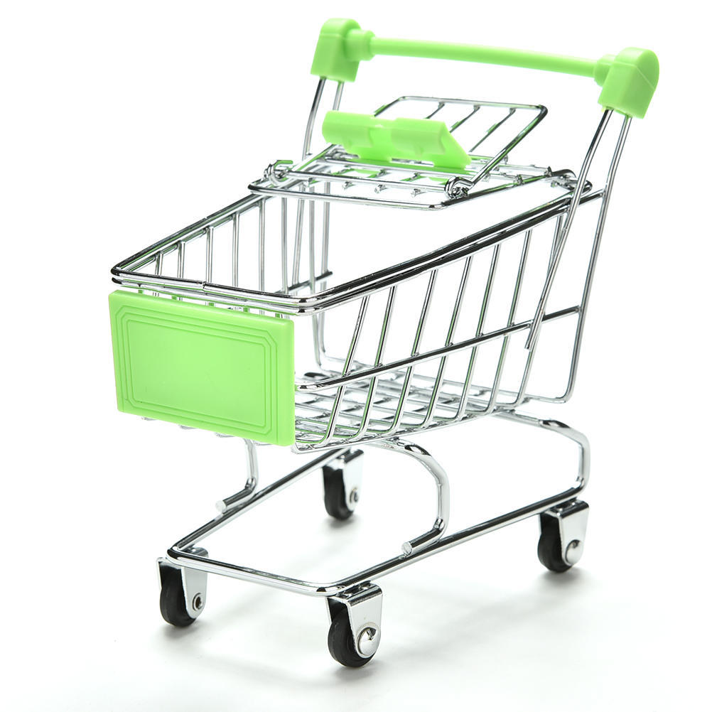 Parrot Supermarket Shopping Cart Kids Intelligence Growth Funny Toy Storage